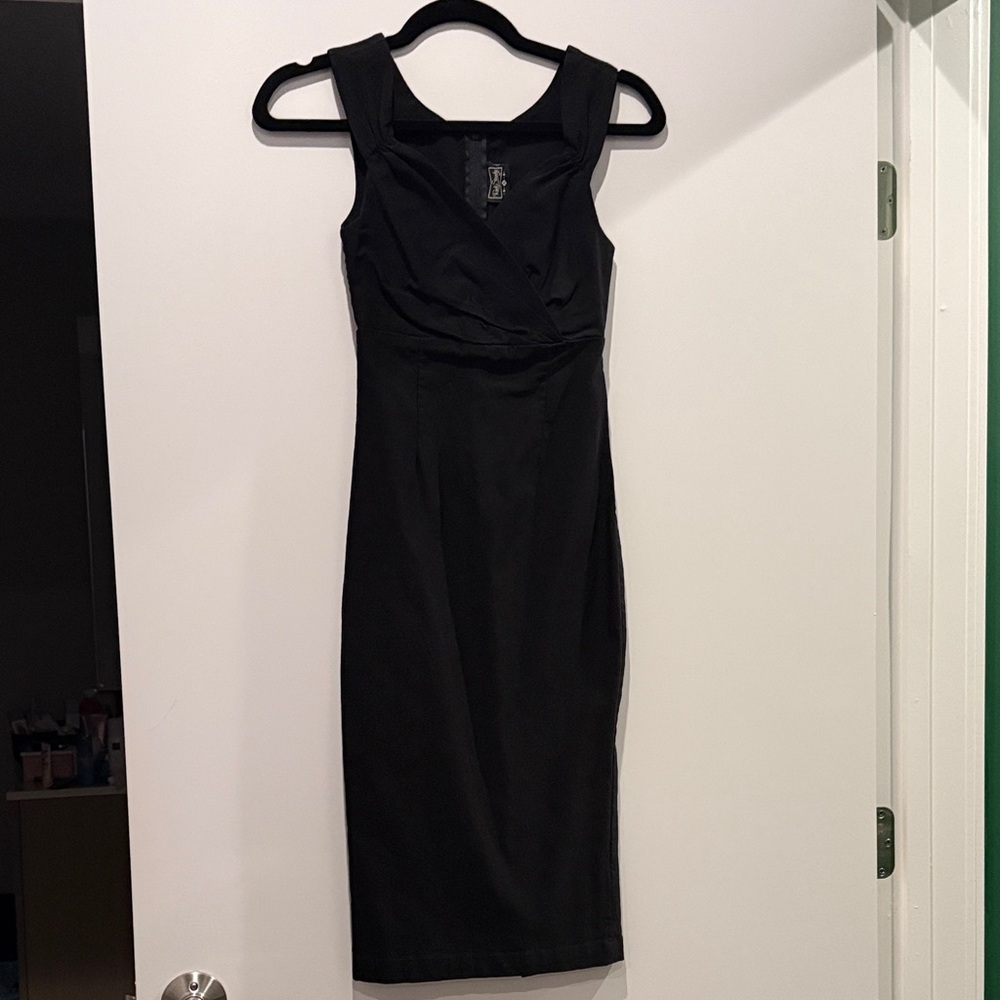 RockSteady Classic Black Wiggle Dress